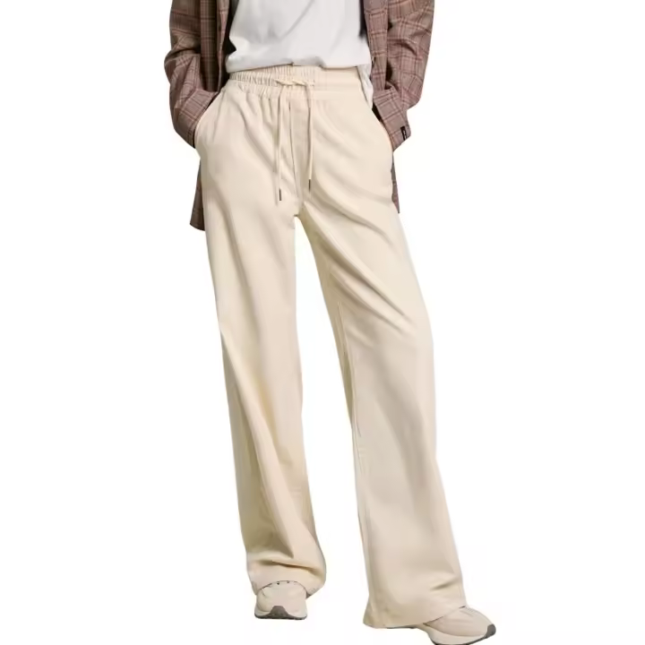 LOOSE ST PANTS HW GYM 814ECRU WHITE - 1