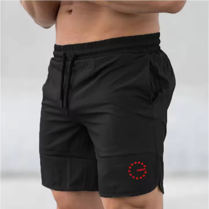 Pantalones Cortos de Verano de Moda Casual Estilo Cinturón de Baloncesto y Fitness para Hombres - 1