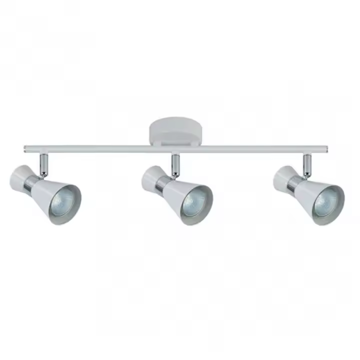 FABRILAMP Regleta Maximo 3xgu10 Blanco/cromo 15x48,5x8,5 Cm - Focos - 1