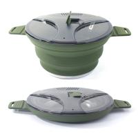 Cacerola De Silicona Plegable 2.5L Para Camping Tetera Portátil Para Café Y Té Pot Para Hervir Agua Mini Para Picnic Al Aire Libre - details 16