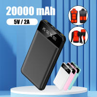 Batería Portátil de 20000mAh Salida USB Dual con Pantalla LED Ligera Batería para iPhone 14 15 - details 4