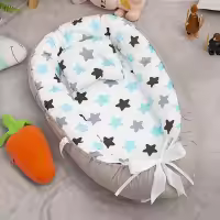 Cama nido suave para dormir para bebé, tumbona portátil, cunas para recién nacido, accesorios de fotografía - details 8