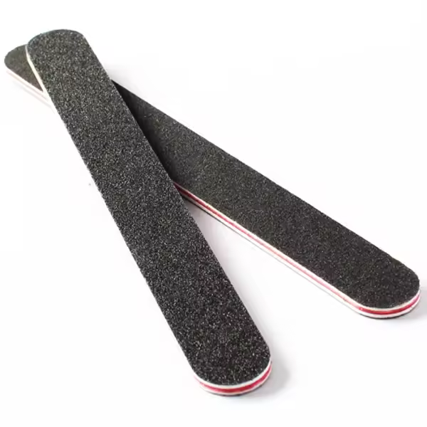 3 Limas rectas de doble cara 100/180 Negrs - 1