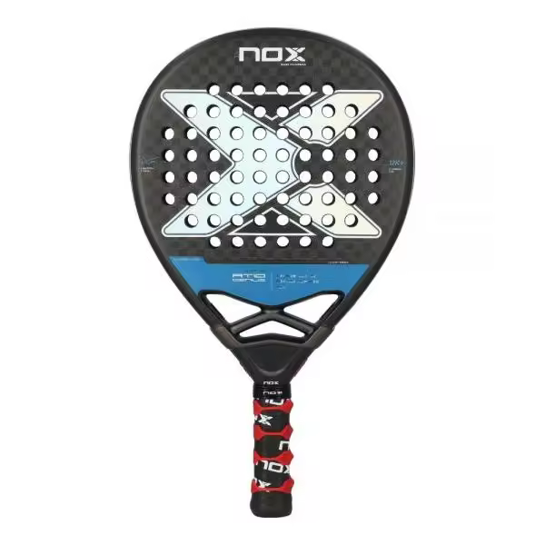 Pala padel Nox AT10 Genius 12k by Agustin Tapia Negra y azul - 1
