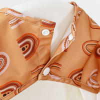Aguerrido Elinfant Delantal De Bebé Con Bolsillo Resistente Al Agua Y Diseño Lindo Para Alimentación Sin Manchas Largo De Manga Única - details 5