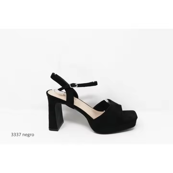 Tacón Fiesta Mujer NIKO AMORE – Elegancia, Estabilidad, Color Negro y Altura con Estilo - 1