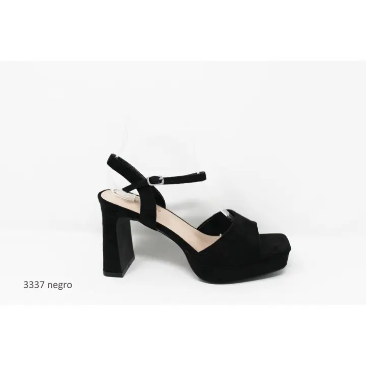 Tacón Fiesta Mujer NIKO AMORE – Elegancia, Estabilidad, Color Negro y Altura con Estilo - 1