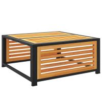 vidaXL Mesa de jardín de madera maciza de acacia 68x68x30 cm Conjunto Terraza Muebles Jardín Exterior Juego de Muebles de jardín Mueble Jardín Exterior Muebles de Salon Exterior - details 0
