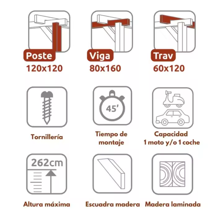 Cochera de Madera Badajoz (Maderland) - 1