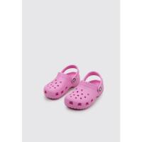 Crocs CLASSIC CLOG K AND T Chanclas Niña Rosa - details 0