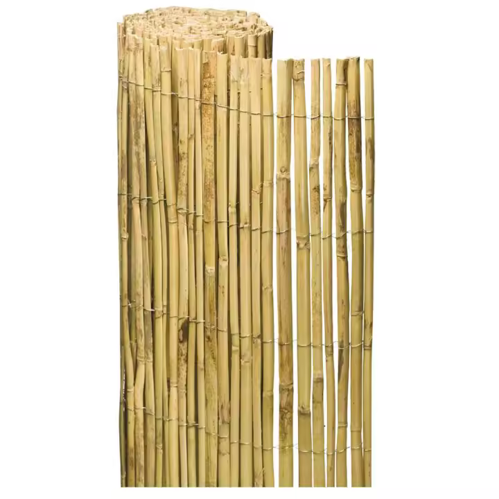 Acomoda Textil – Valla Natural Cañizo de Bambú Partido para Ocultación y Decoración de Ambientes. Rollo Protector Visual y Privacidad para Balcón, Patio y Jardín. - 1