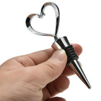 Taponadores De Vino Elegantes En Forma De Corazón De Metal Para Cerveza Y Vino Accesorios De Barra 1/3/5 Piezas Herramientas De Barra - details 3