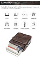 Bolsa De Hombro Para Laptop De 13 Pulgadas WESTAL Para Negocios Y Documentos Correa Ajustable Material Principal Cuero Genuino Estilo Casual - details 6