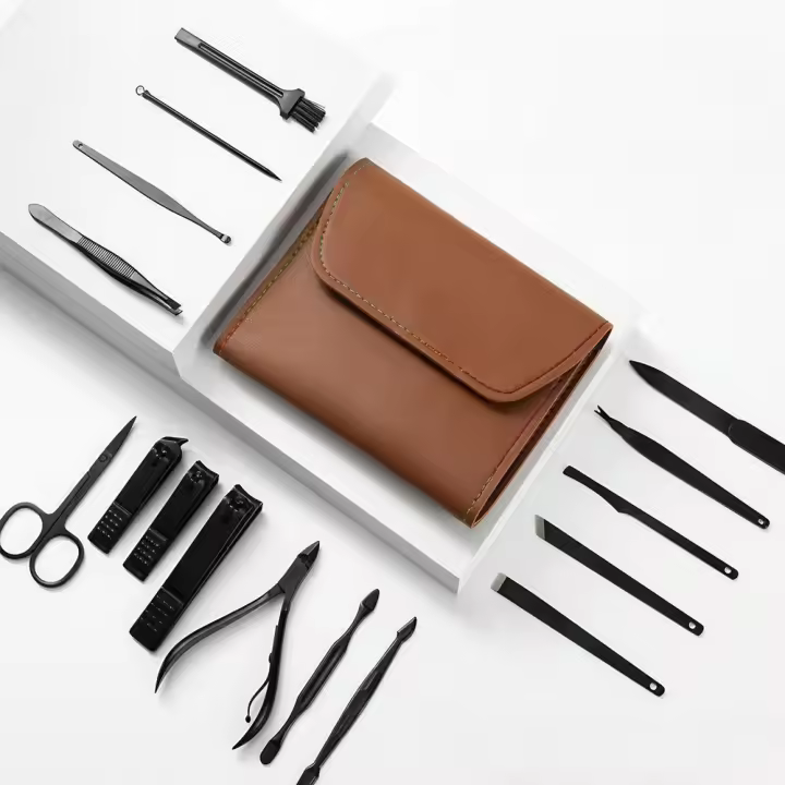 KISMIS Kit Profesional De Manicura Cortauñas En Acero Inoxidable Portátil Y Duradero Con Tijeras Y Cortauñas Para Cuidado De Las Uñas - 1