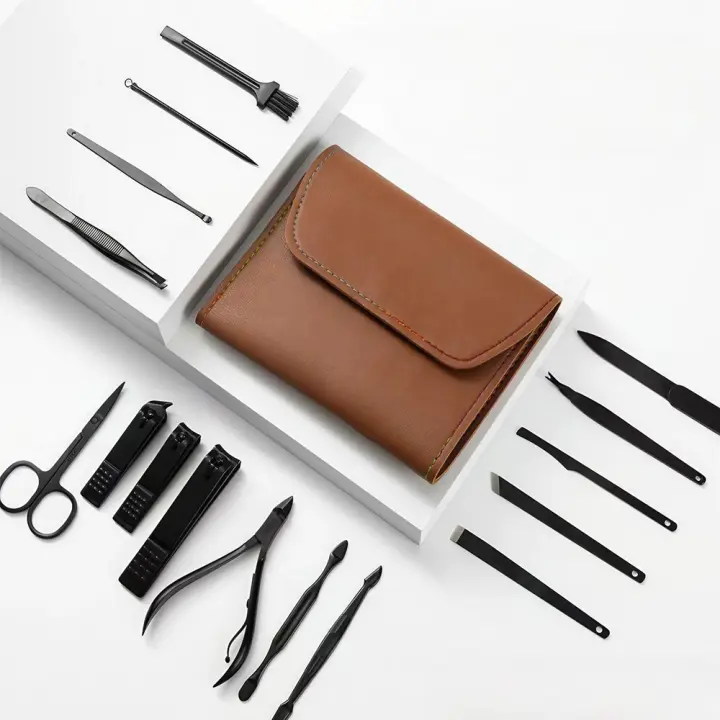 KISMIS Kit Profesional De Manicura Cortauñas En Acero Inoxidable Portátil Y Duradero Con Tijeras Y Cortauñas Para Cuidado De Las Uñas - 1
