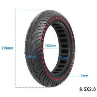 Neumático Sólido De 8.5 Pulgadas Para Xiaomi M365 1S pro Scooter Eléctrico Absorbedor De Choque De Goma Neumático De Relleno De Miel Repuesto De Rueda - details 24