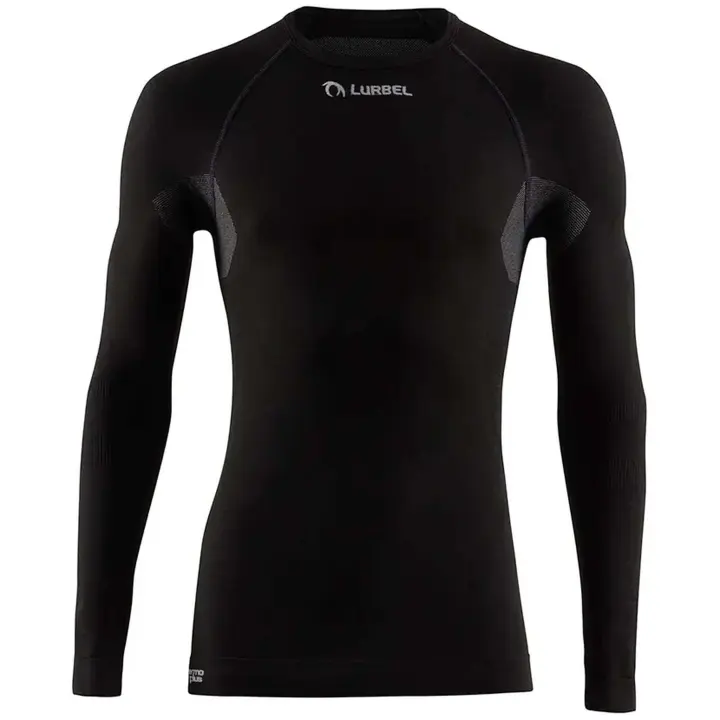 Camiseta de Manga Larga Lurbel Alaska Long Sleeves para hombre en color negro - 1