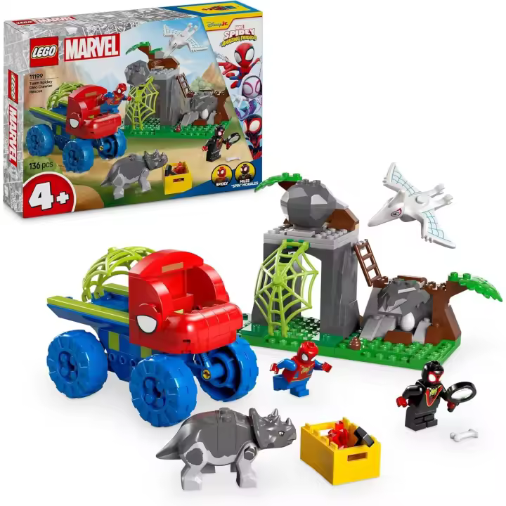 Lego 11199 Todoterreno dinosaurio y equipo Spidey al rescate Lego Marvel - 1