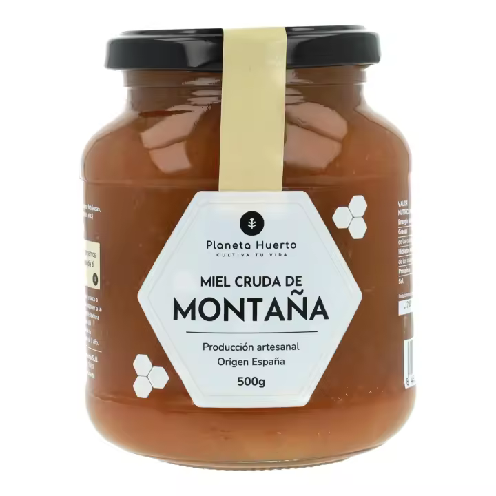 Planeta Huerto Miel Cruda de Montaña 100% Natural 500 Gr - 1
