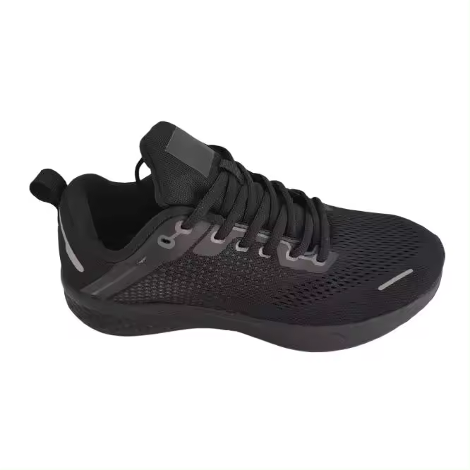 Mº3 DEPORTIVAS NEGRAS TEXTIL TOTALMENTE TRANSPIRABLES MAXIMO CONFORT  MUY LIGERAS IDEAL PARA ANDAR O HACER DEPORTE TALLA 40-45 - 1