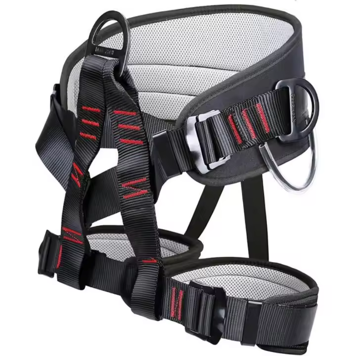 Escalada al Aire Libre Arnés de Protección contra Caídas Medio Cuerpo Arnés de Protección para Piernas Arnés de Medio Cuerpo Sentado Cinturón de Escalada Ajustable 1PC - 1