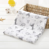Mantel De Muselina Para Bebé 120x110cm Suave Toalla De Baño Para Recién Nacidos Pañales Envolver Y Cubrir Infante Unisex - details 19
