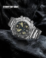 Reloj Deportivo De Inmersión Para Hombre 2024 Reloj De Cuarzo Con Pantalla Grande De Acero Inoxidable 316L Y Cristal De Zafiro Resistente Al Agua 500M Luminoso Chronógrafo - details 7