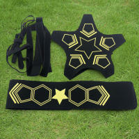 Bolsa De Fútbol Para Niños Equipo De Entrenamiento De Juego Solo Cinturón Auxiliar De Rotación Color Negro + Amarillo Tamaño 23*23cm - details 2