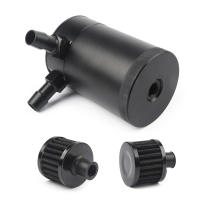 Tanque De Aceite Universal De Aluminio 2-puertos/3-puertos Con Filtro De Respiradero Mini Separador De Aceite Para Motor - details 4