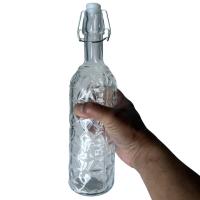 Set 3 Botellas Cristal Vintage 720 ml | Decorativas y Herméticas - Urban Living - details 5