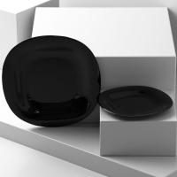 STARLEY-Vajilla Cuadrada Carine Neo Black 12 Piezas Vidrio Negro - details 5