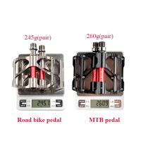 Pedales De Bicicleta PROMEND MTB/Road En Fibra De Carbono Ultraligeros Con 3 Rodamientos Antideslizantes Y Aluminio CNC Pedales Grandes Para Mountain Bike Y Road Bikes - details 12