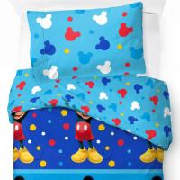 Funda Nórdica Reversible Mickey & Minnie Licencia Oficial - 2 Piezas para Cama de 90 y 105 - Algodón y Poliéster - Estilo Moderno con Tema de Cartoon - Incluye Funda de Almohada - Lavable en Lavadora - details 1