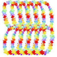 100pcs Coronel De Flores Artificiales Para Navidad En Estilo Hawaiano Decoración De Puerta Para Fiestas Luau Torpil - details 4