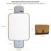 Alfombrilla De Cambio Para Bebé Recién Nacido Plegable Y Resistente Al Agua Multifuncional Portátil Matrícula De Pañales Para Niños Y Niñas De 0 a 12 Meses - details 23