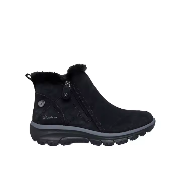 Skechers 168042_BBK Botines impermeables para mujer negros en sintético 82157 - 1