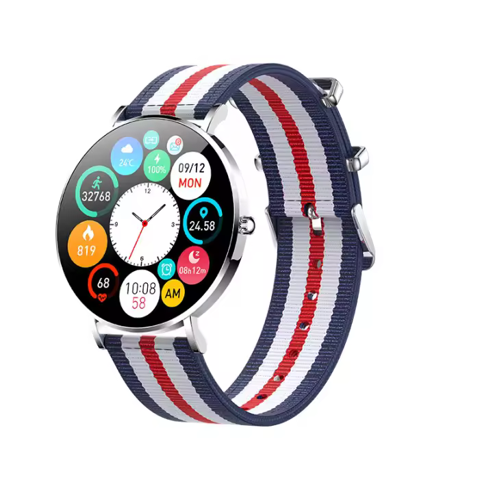 mujeres pantalla T8 ultra-delgado smartwatch de las de 1,36 pulgadas de siempre brillante 360 * 360 HD reloj de píxeles - 1