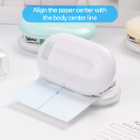 Pulverizador De Papel KW-triO Mini Portátil Soporte De 5.5mm Capacidad De 5 Hojas Para Diario De Encuadernación DIY - details 3