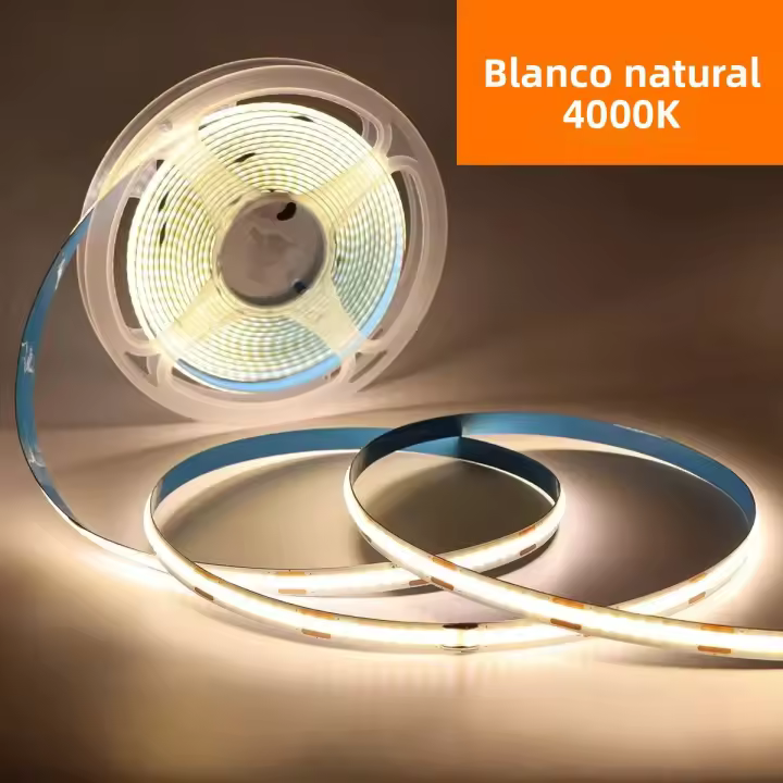 Tira De Luz LED COB 5V USB Para Iluminación Interior Adecuada Para Sala De Estar Dormitorio Armario Fondo De Pared Cocina TV - 1