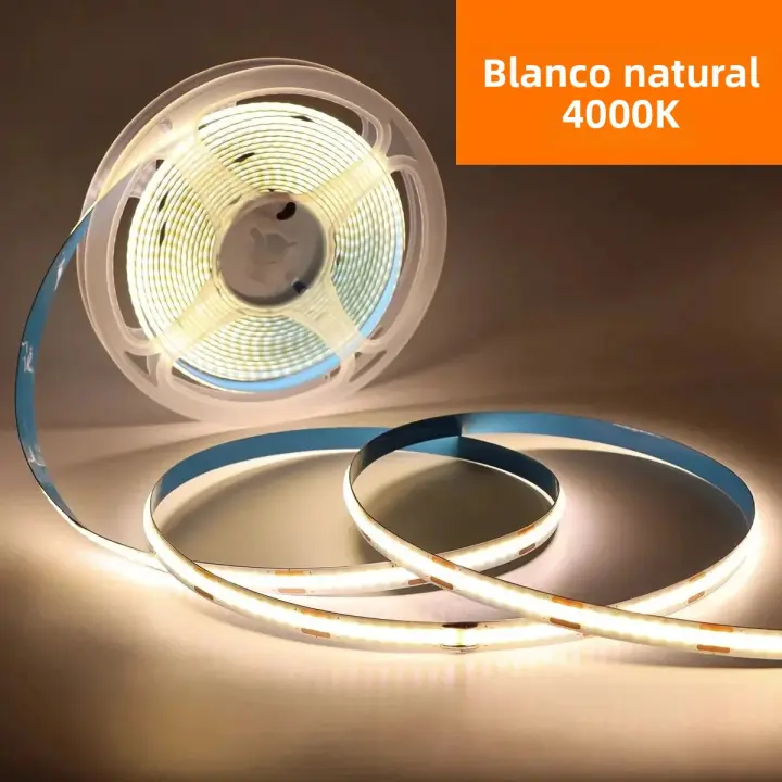 Tira De Luz LED COB 5V USB Para Iluminación Interior Adecuada Para Sala De Estar Dormitorio Armario Fondo De Pared Cocina TV - 1
