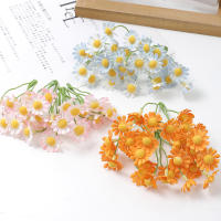 10pcs Flores Artificiales Blancas Belleza Seda Crisantemo Simulación Margarita Flores Falsas Decoración Para Hogar Jardín Oficina - details 11