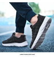 Nuevos Zapatos Deportivos Para Hombre Zapatillas Casuales Negras Transpirables Tenis Running Caminar Gimnasio Mesh Antideslizantes Resistentes Al Desgaste - details 13
