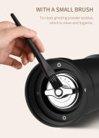 Molino de Café Kolitong para Hand Drip y Expreso | Modos Profesionales Duales · 30 Grados Ajustables · Cuchillas Silenciosas de Inoxidable | Eléctrico, Recargable USB y Portátil para Hogar y Viaje KMDJ-D - details 11
