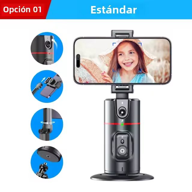 Roreta Nueva Estabilizador De Gimbal De Rotación 360 Grados Con Bluetooth Selfie Stick Plegable Monopod Para Smartphone IOS Android - 1