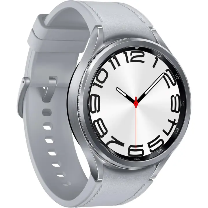 Samsung Galaxy Watch 6 Classic R960 47mm Smartwatch Silver - Bluetooth Fitness Tracker with Rotating Bezel, Advanced Health Monitoring, Sleep Analysis, GPS, Android/iOS Compatible , Versión Taiwán - 1