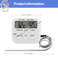 TA278 Termómetro De Cocina Digital Con Alarma Y Timer De Proa Inalámbrico En Acero Inoxidable Para Cocción En Casa Barbacoa - details 4