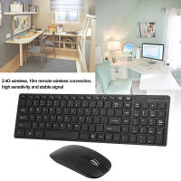 Compatibilidad K-06 Teclado Y Ratón Inalámbrico 2.4G Para Computadora Y Laptop Conexión Plug And Play Color Negro Para Uso Doméstico Y Oficina - details 2