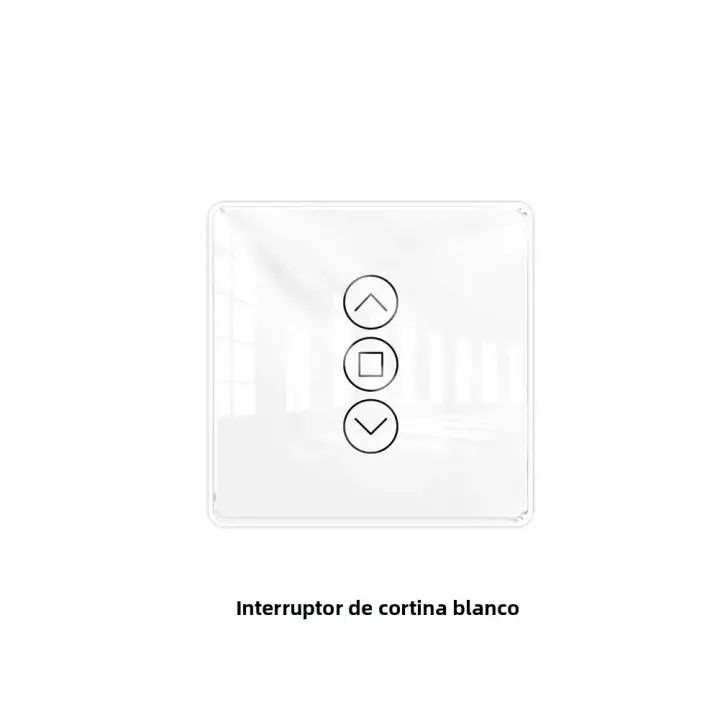 Interruptor De Cortina WiFi Tuya RF433 Panel De Toque De Vidrio 2.5D Para Rollos Blinds Cerraduras Control Remoto Inteligente APP Alexa - 1