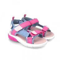 Sandalias planas niña BIOMECANICS 282455-C SANDALIAS TIRAS VELCRO JEANS-ROSA 31165 24V - details 1