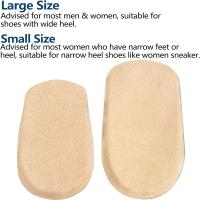 Almohadillas De Silicona Gel Para Aumentar La Altura Invisibles Insertos De Tacón Para Hombres Y Mujeres Protección Del Pie Suave Transpirable Antideslizante Absorbedor De Impacto Y Desodorizante - details 4
